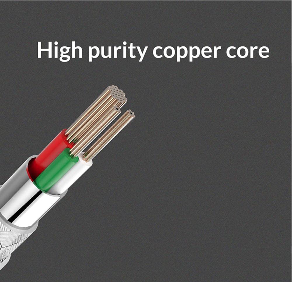 3.3Ft USB 2.0 to Micro USB + Type C + Lightning Charging