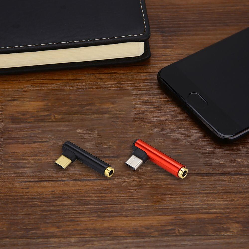 Mini Type-C Audio AUX Converter Adapter Splitter Adapter