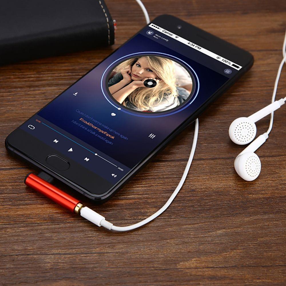 Mini Type-C Audio AUX Converter Adapter Splitter Adapter