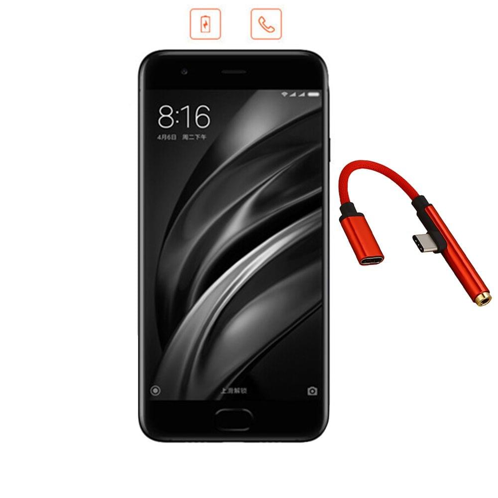 Type-C Audio AUX Converter Charger Cable Splitter Adapter