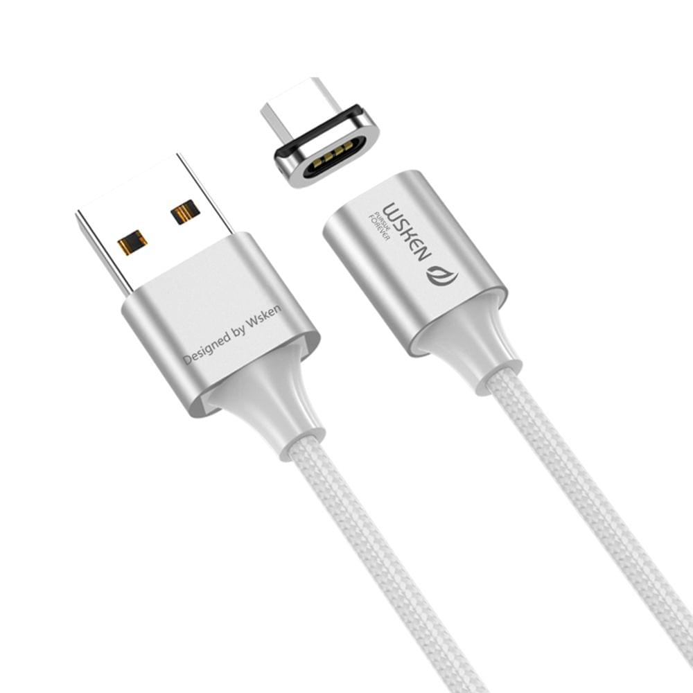 WSKEN X2 2M 6.56ft Magnetic Android Micro USB Cable LED - 6.56ft 2m