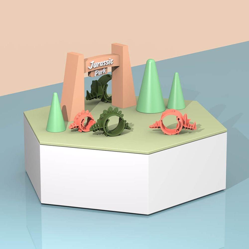 4pcs/lot Xiaomi Youpin Wire Tie Cable Manager with Fasteners - 4PCS-lot Red & Green