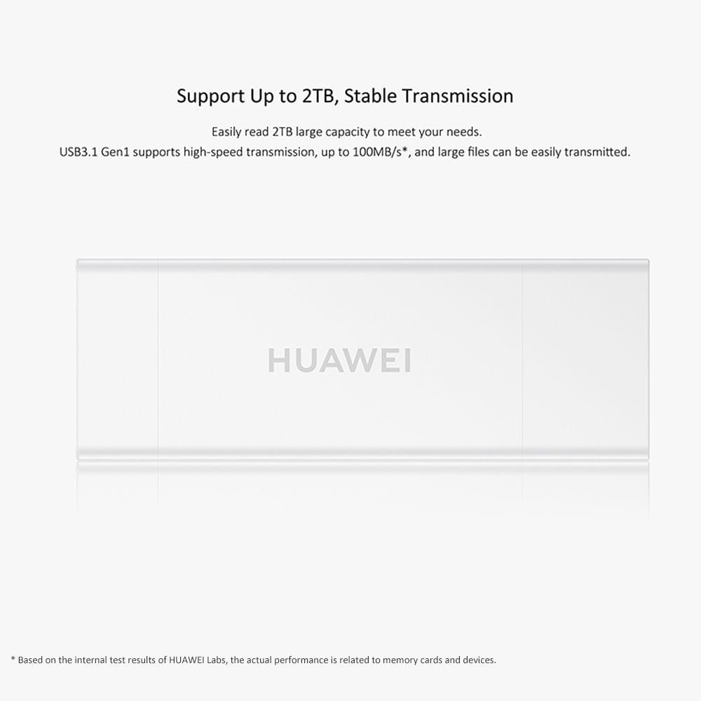 HUAWEI 2-In-1 Card Reader TF + NM Memory Card OTG Design USB