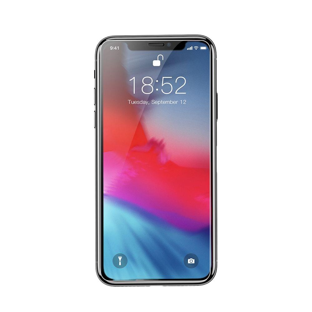 Baseus 0.3mm Full-screen Curved Steel Film anti-slip Screen - For iP X XS 5.8inch