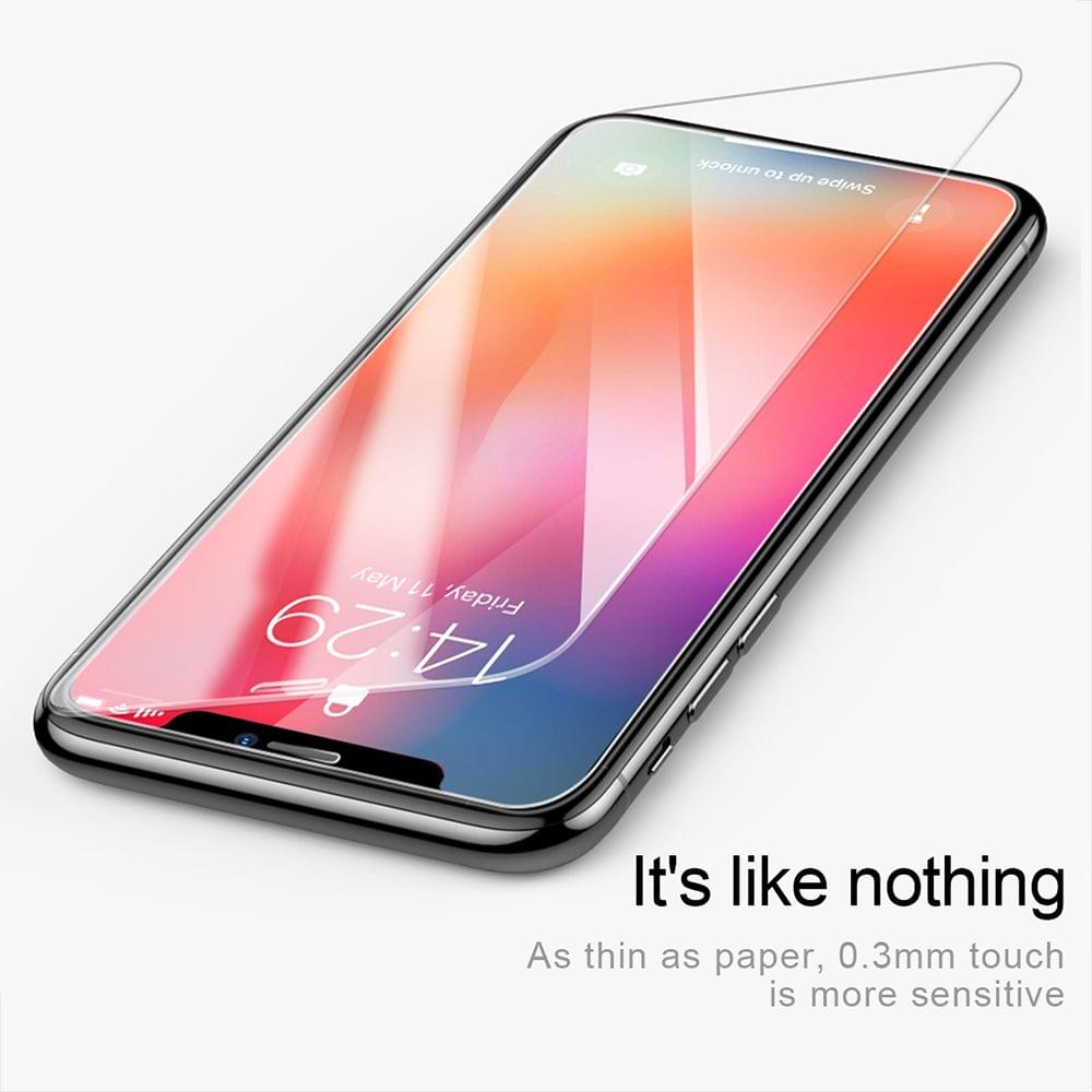 Baseus 0.3mm Full-screen Curved Steel Film Anti-Slip Screen - For iP XR 6.1inch