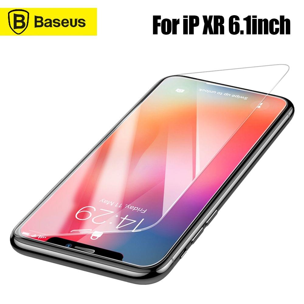 Baseus 0.3mm Full-screen Curved Steel Film Anti-Slip Screen - For iP XR 6.1inch