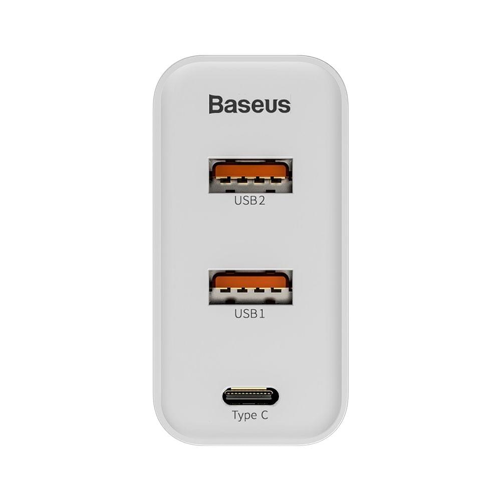 Baseus PPS Three Output Quick Charger 60W Type-C+USB+USB - US Plug