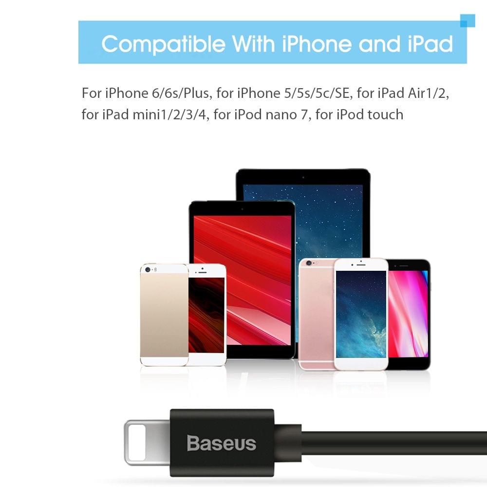 Baseus Spring USB Lightning Cable for iPhone XR Xs Max Car