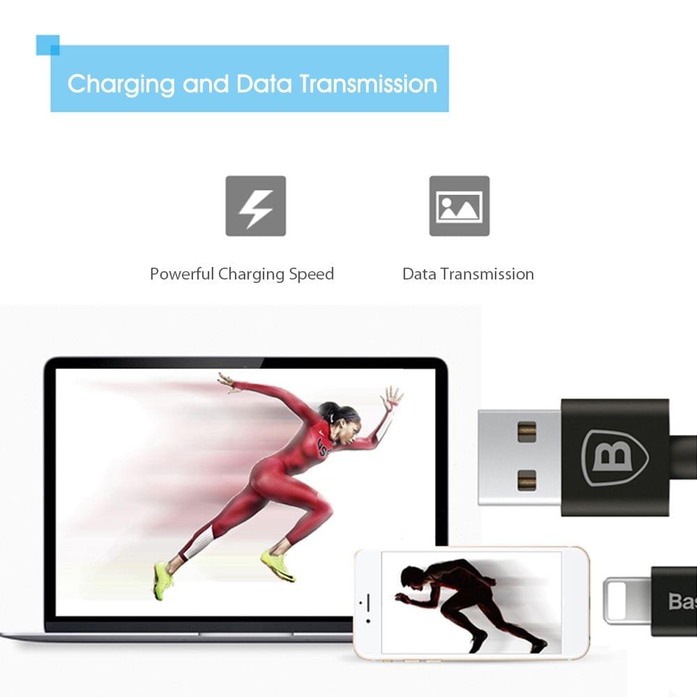 Baseus Spring USB Lightning Cable for iPhone XR Xs Max Car