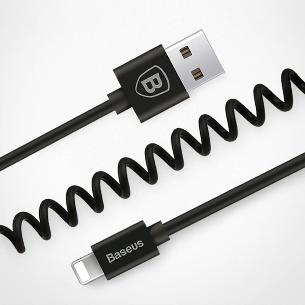 Baseus Spring USB Lightning Cable for iPhone XR Xs Max Car