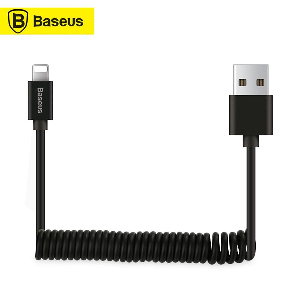 Baseus Spring USB Lightning Cable for iPhone XR Xs Max Car