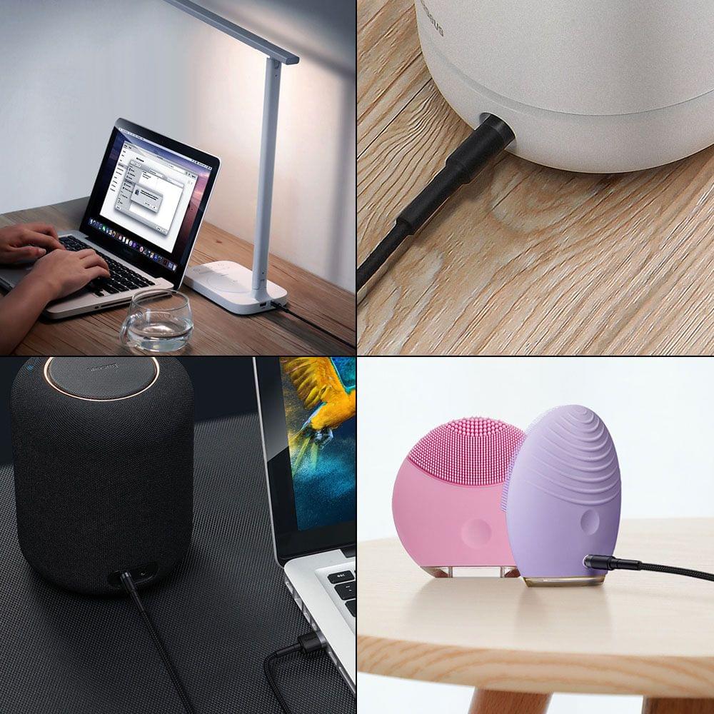 Baseus USB to DC3.5mm Charging Cable For HUB Desktop Lamp