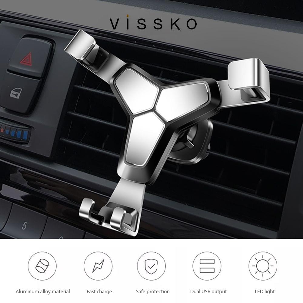 vissko Car Phone Holder Mount Y2 Windshield Air Vent Car