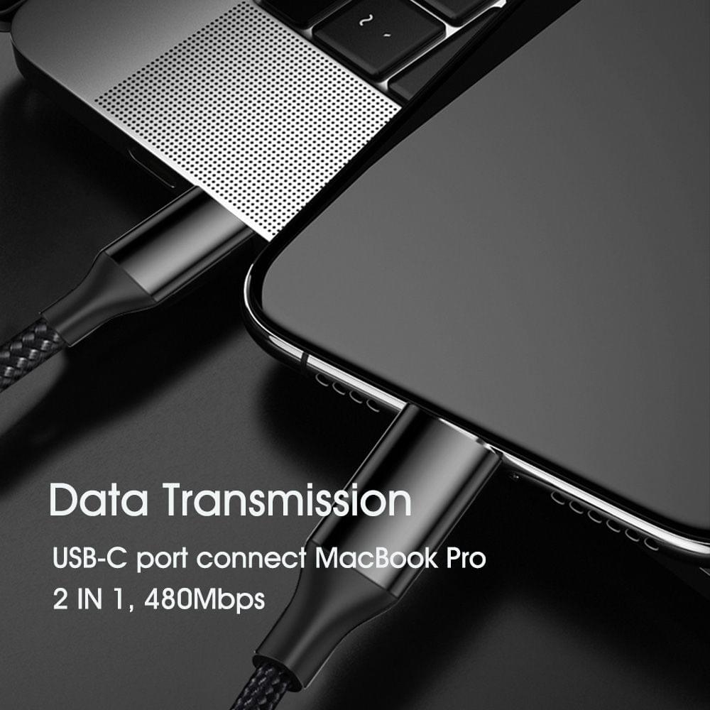 vissko PD Fast Charge Data Cable 1M 480Mbps Type-C to