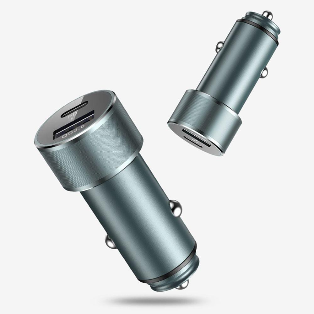 vissko PD USB Car Charger Type-C + USB PD Fast Charger 36W - Type-C And USB