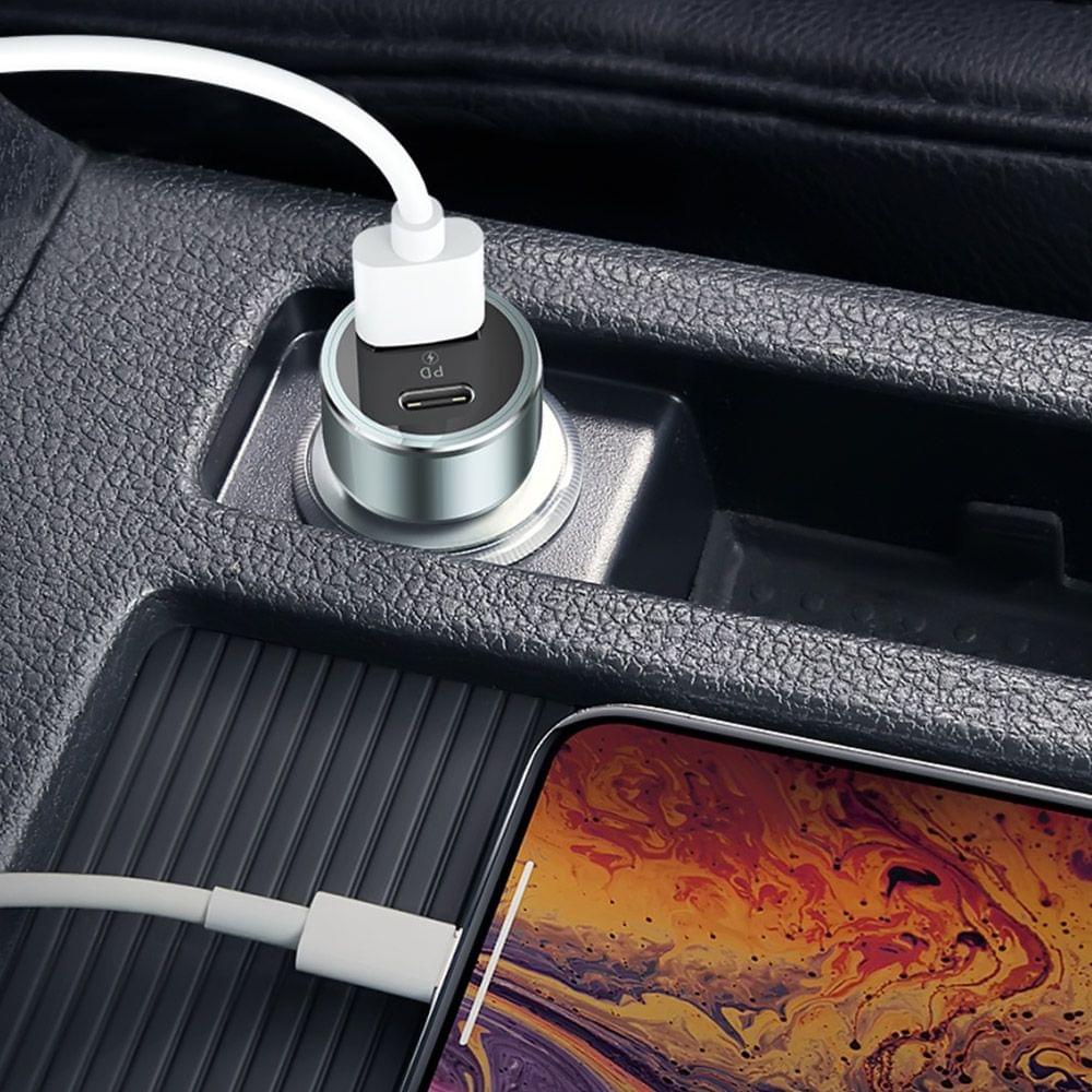 vissko USB Car Charger 2 USB QC3.0 Quick Charge 3.0 36W - USB And USB
