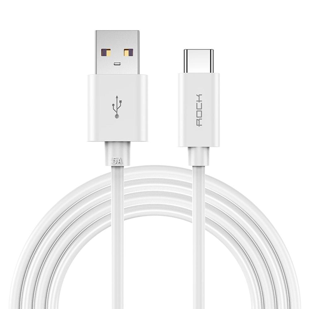 ROCK C4 C TO A 5A Metal QC3.0 SCP Fast Charge Sync Data Type