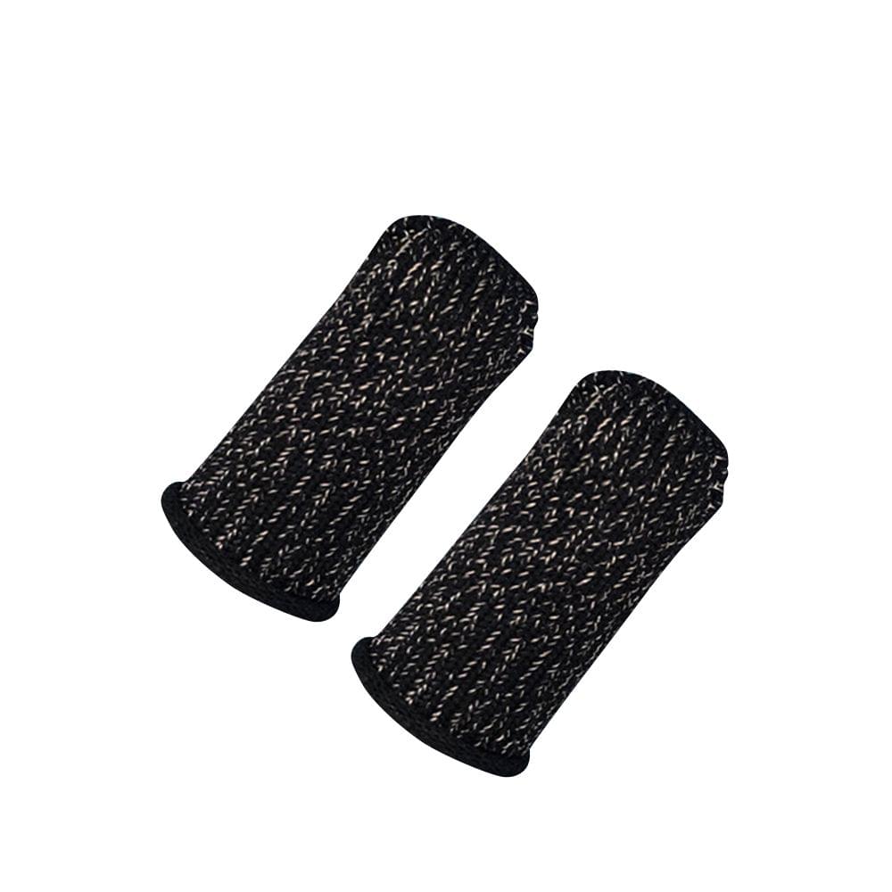 Gaming Finger Sleeve Touchscreen Thumb Sleeve Sensitive - Type A with black hem 10pcs