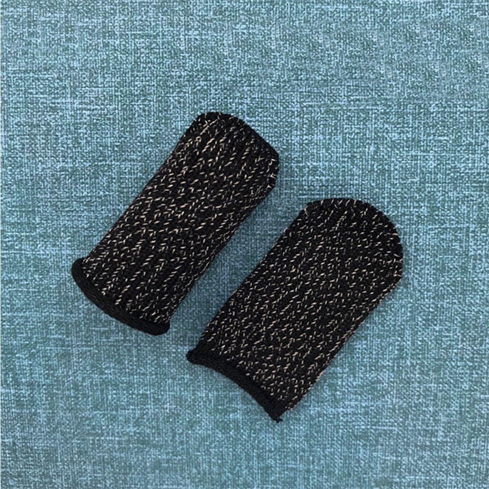 Gaming Finger Sleeve Touchscreen Thumb Sleeve Sensitive - Type A with black hem 20pcs