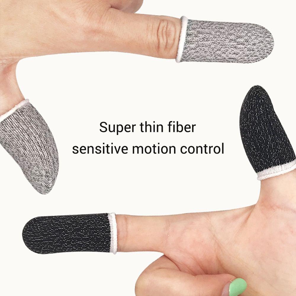 Gaming Finger Sleeve Touchscreen Thumb Sleeve Sensitive - Type A 10pcs
