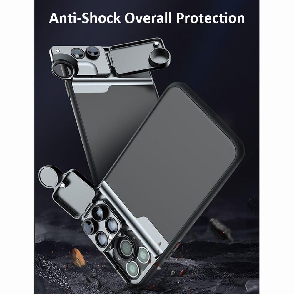 PHOLES Cell Phone Camera Lens Case with CPL Filter 10X Macro