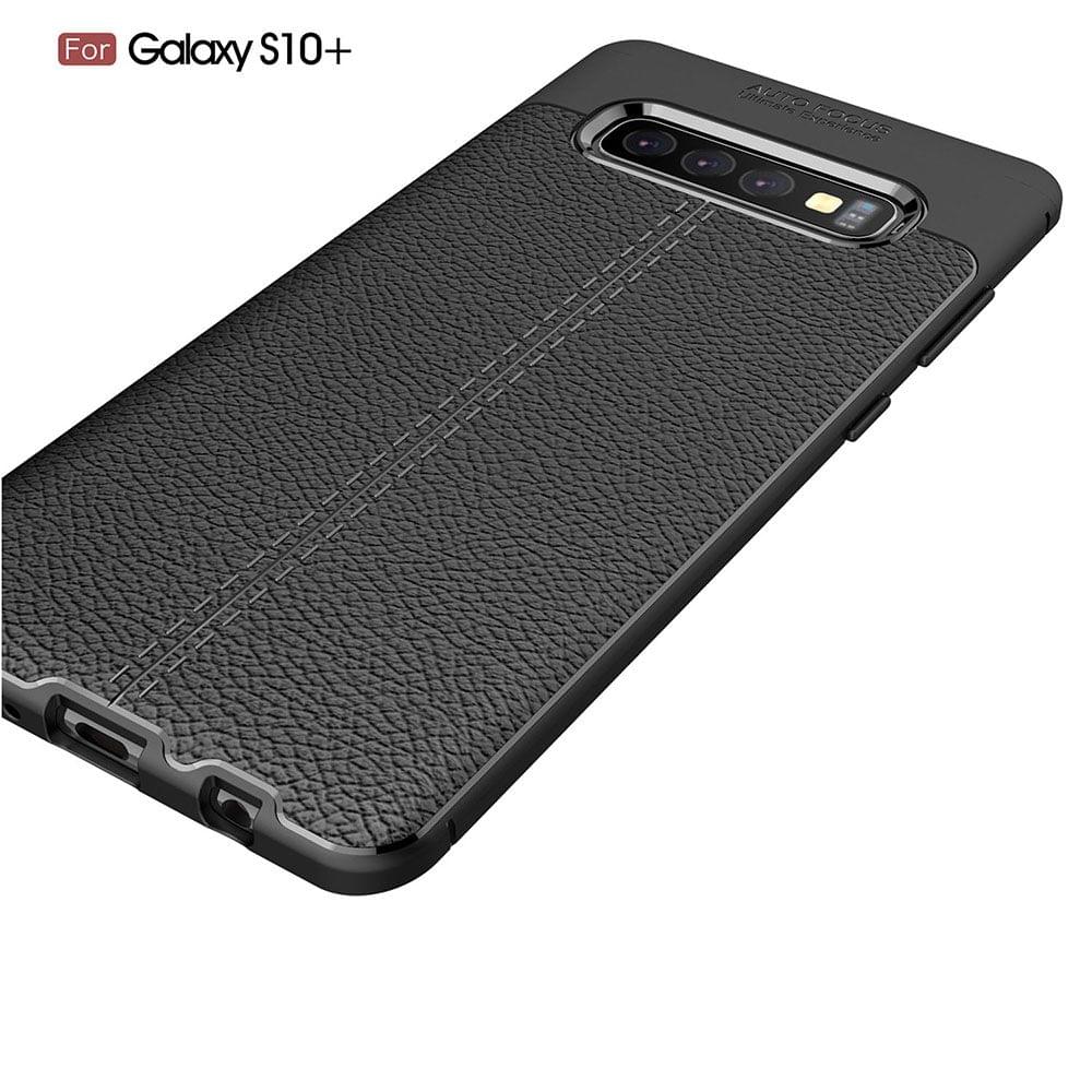 Phone Case Leather TPU Phone Protection Cover Simple - Samsung Galaxy S10 Plus