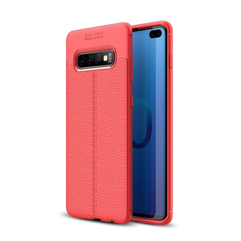 Phone Case Leather TPU Phone Protection Cover Simple - Samsung Galaxy S10 Plus