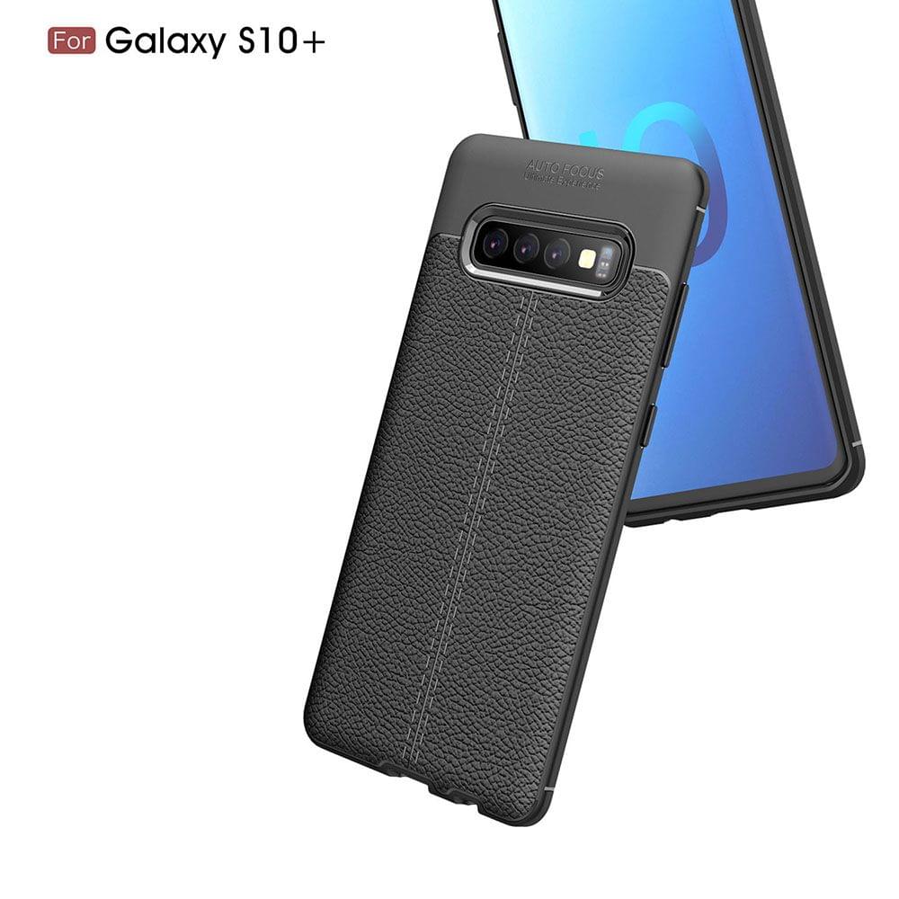 Phone Case Leather TPU Phone Protection Cover Simple - Samsung Galaxy S10 Plus