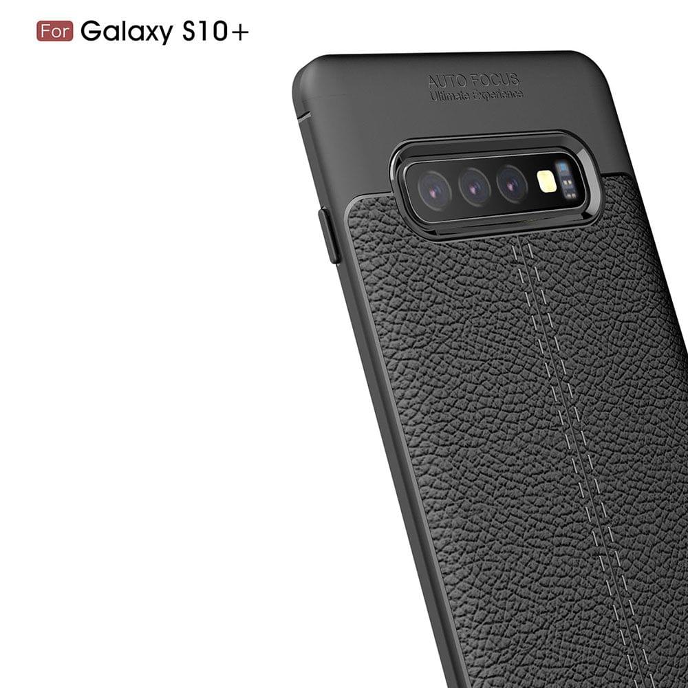 Phone Case Leather TPU Phone Protection Cover Simple - Samsung Galaxy S10 Plus