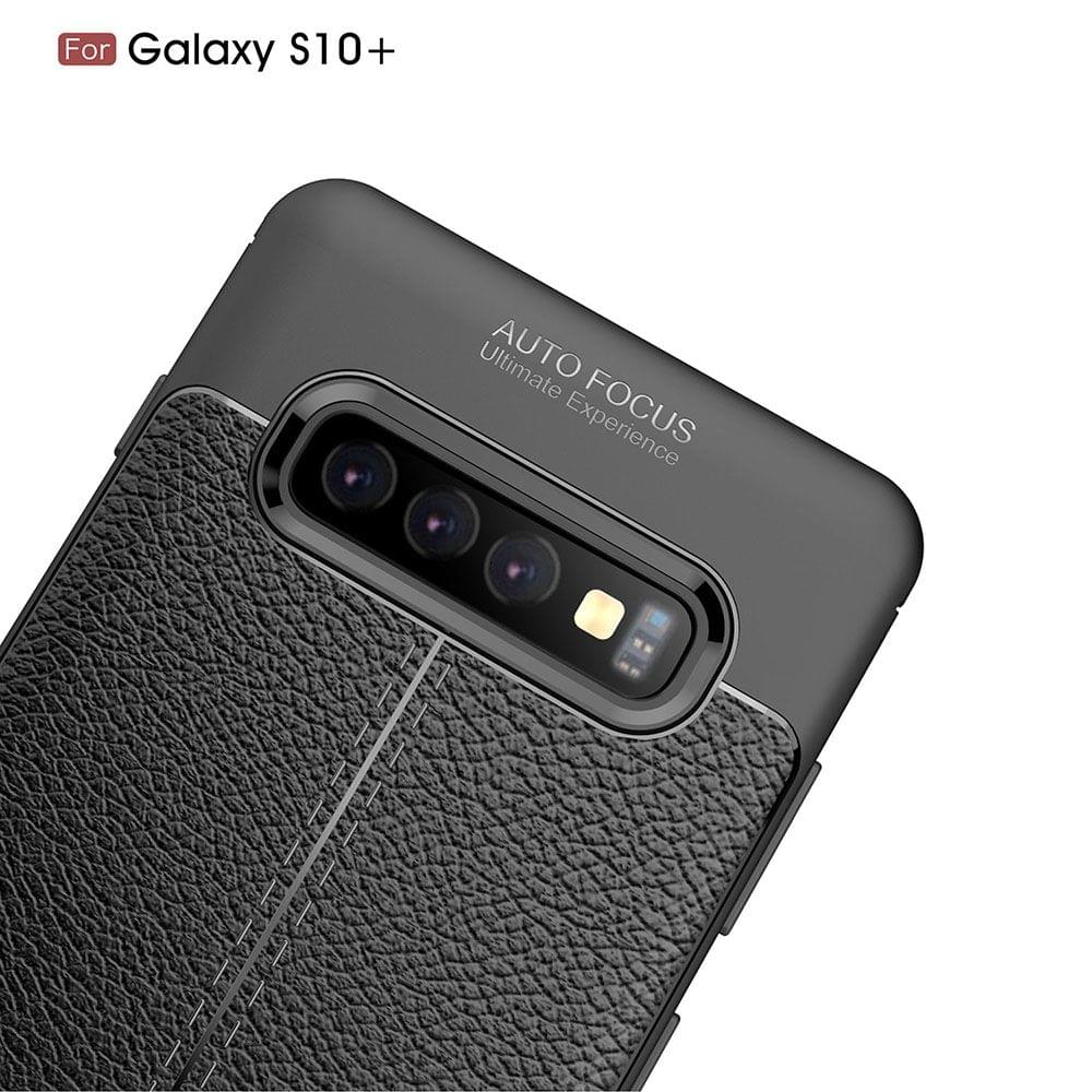 Phone Case Leather TPU Phone Protection Cover Simple - Samsung Galaxy S10 Plus