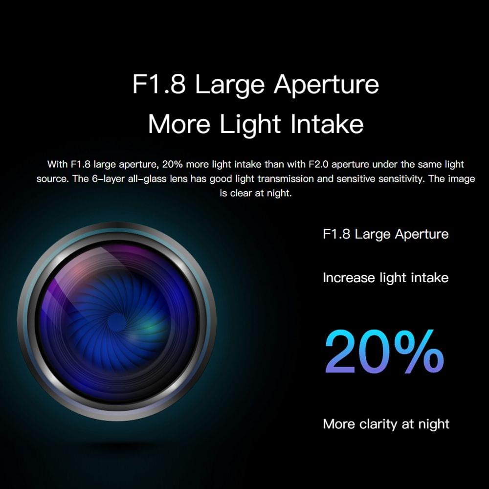 DDPai Dash Cam miniONE Night Version Car DVR eMMC 16GB H.265 - 16GB