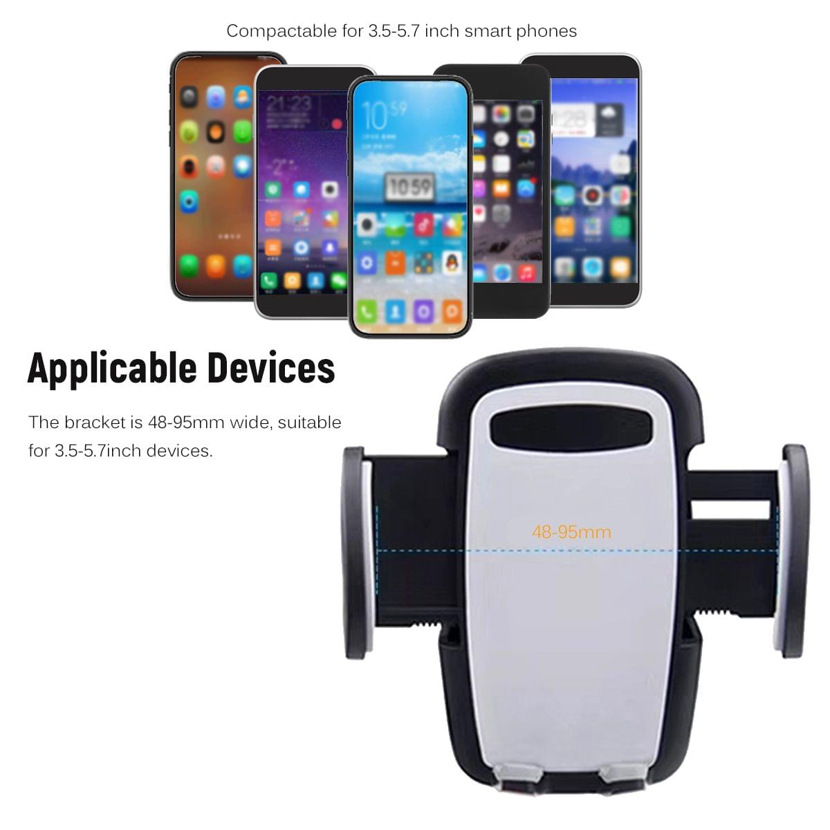 Mobile Phone Holder Extension Bracket Windshield Phone Mount