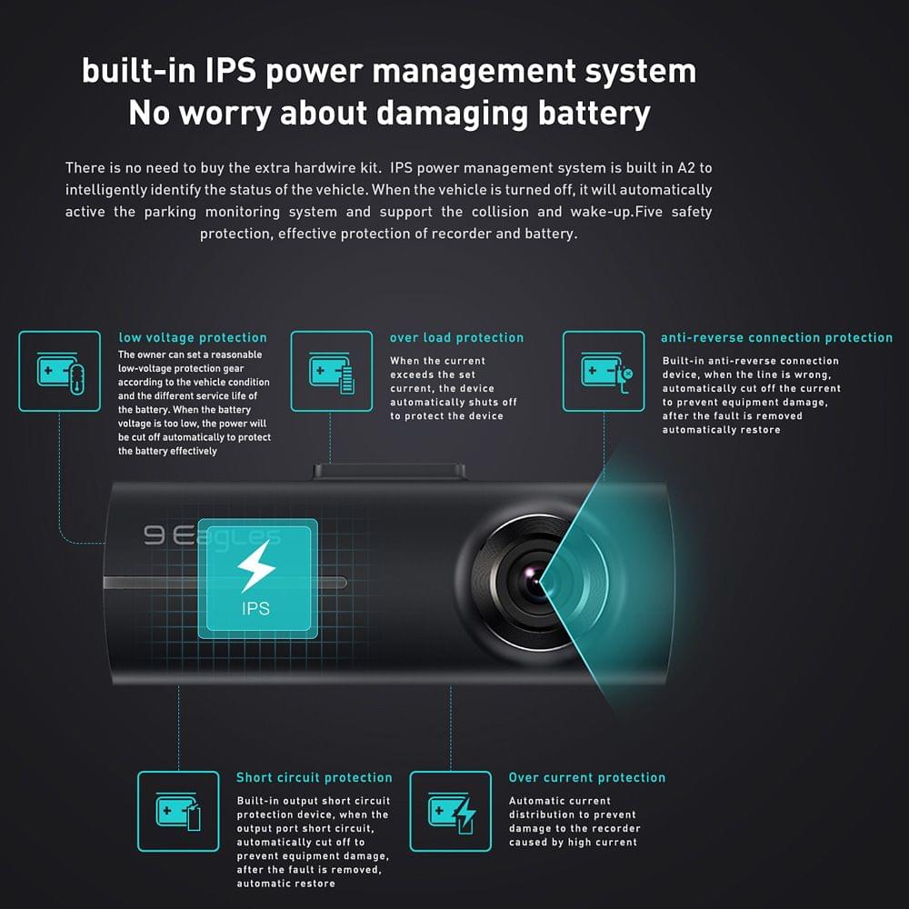 Xiaomi Youpin DDPai A2 9 Eagles Drive Recorder Parking