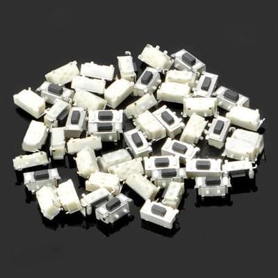 50 pcs TD-15EA Tact Switches, Size: 8 x 4 x 3mm