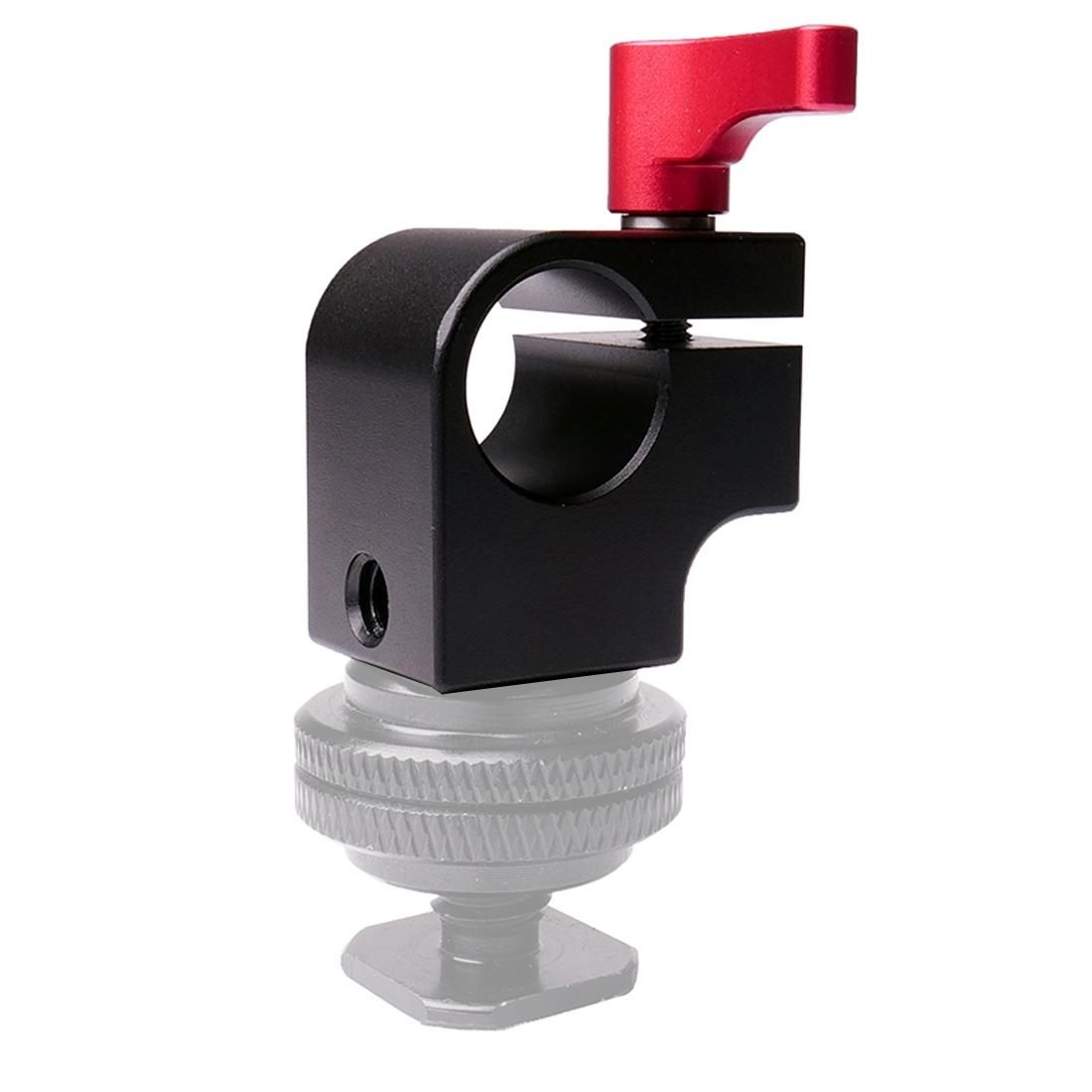 WARAXE 1960 Light Mount Stand Bracket 15mm Rod Clamp Holder (Black)