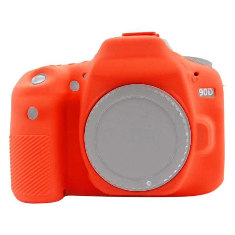 PULUZ Soft Silicone Protective Case for Canon EOS 90D (Red)