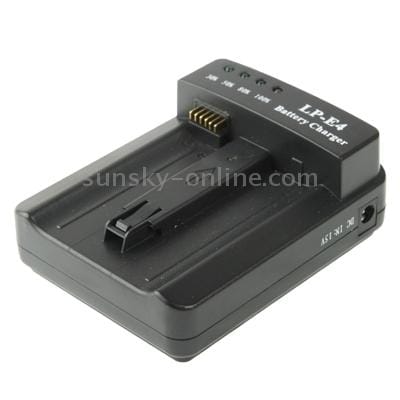 LP-E4 Battery Charger for Canon EOS 1DS Mark III / 1D Mark III 4 / Mark IV / LC-E4 (Black)