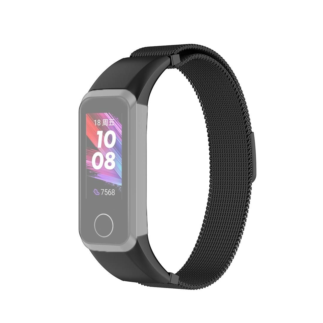 For Huawei Band 4 / Honor Band 5i Milan Wrist Strap Watchband (Space Gray)