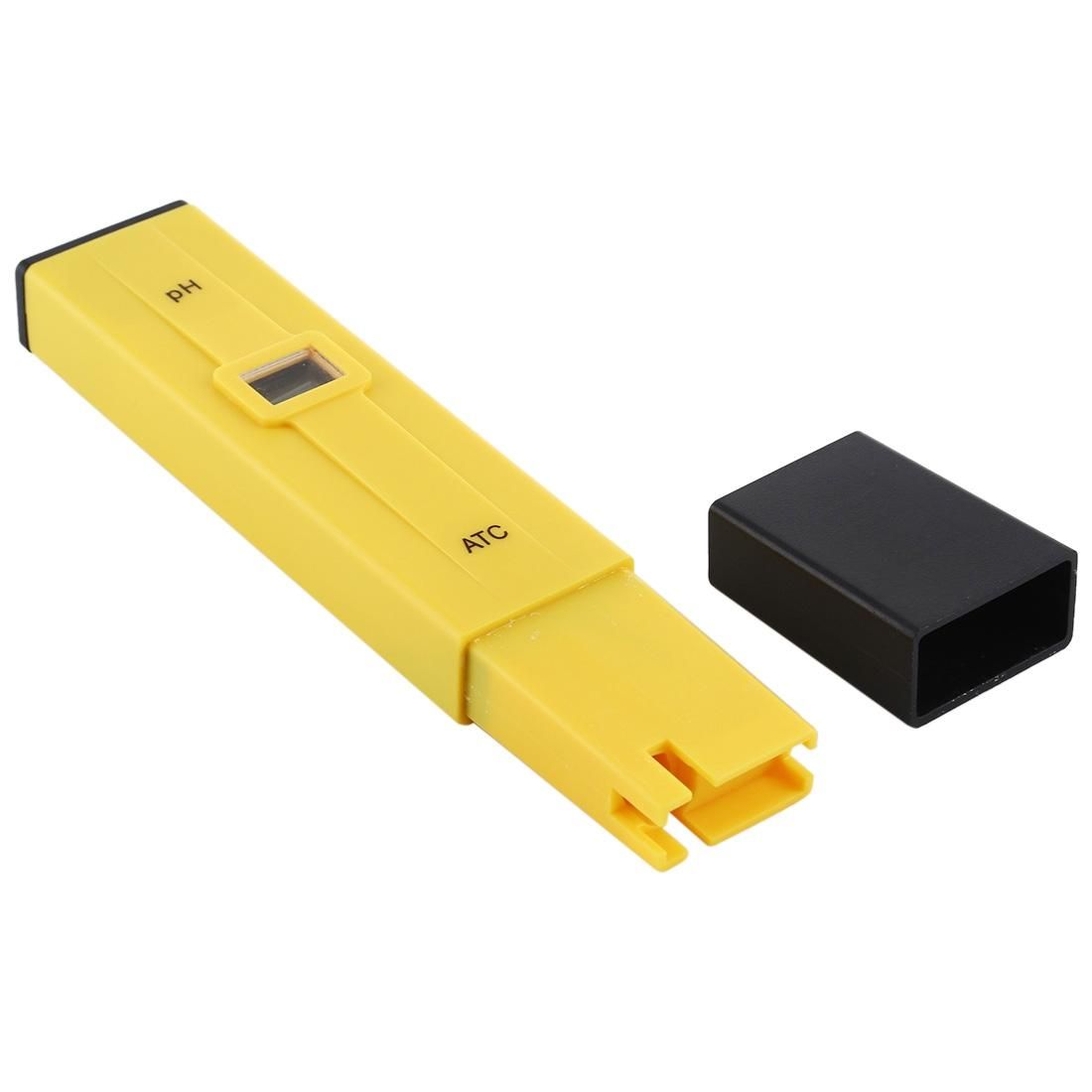 Pocket-sized PH Meter with ATC (Yellow)