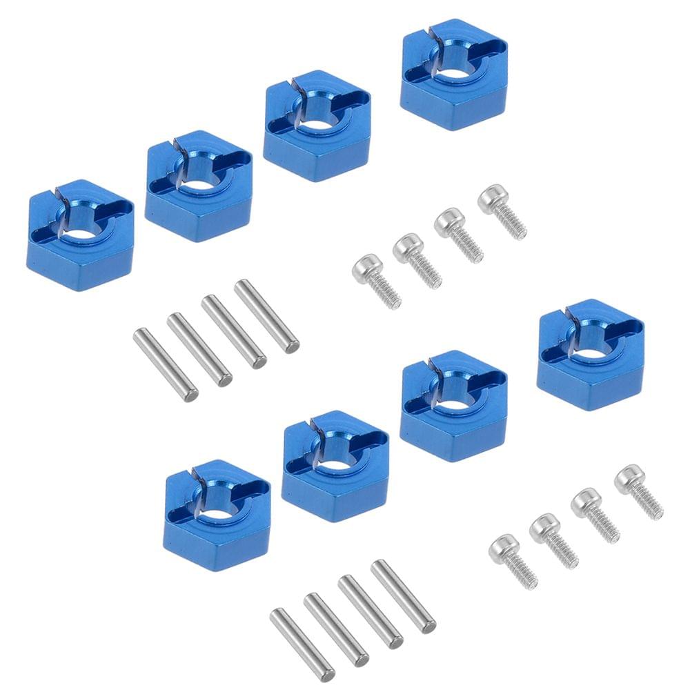 8pcs 1/10 12mm Aluminum Wheel Hex Nuts with Pins Screws for - 8pcs