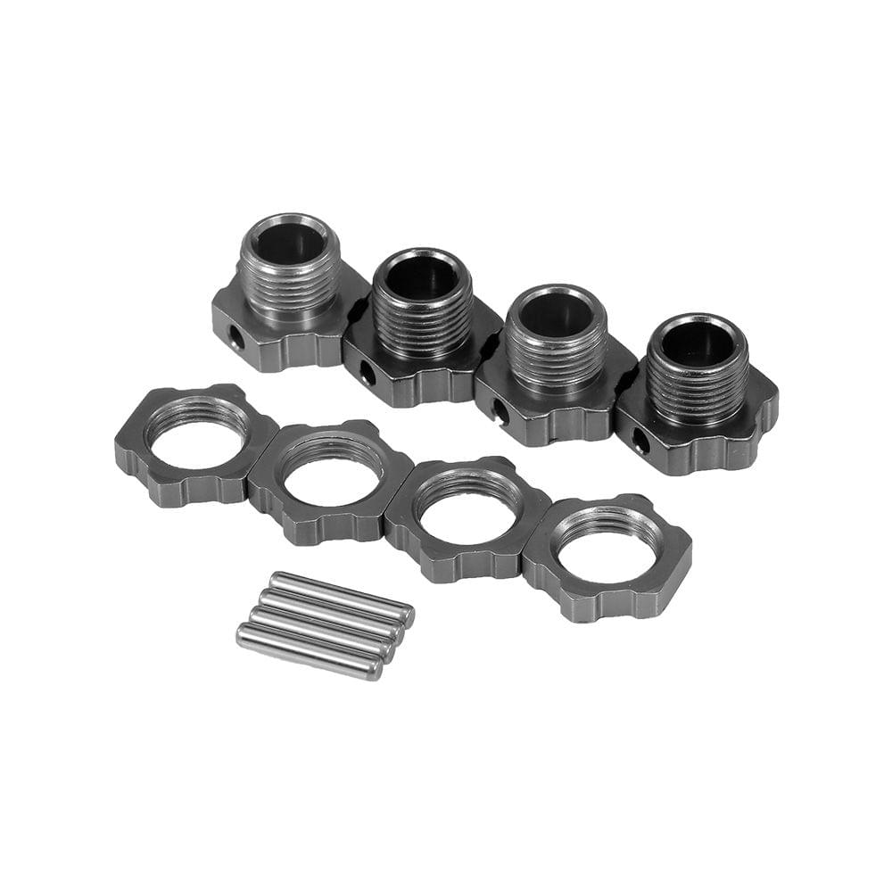 M17 17mm Aluminum Wheel Hex Hubs Adapter Nut with Pin for