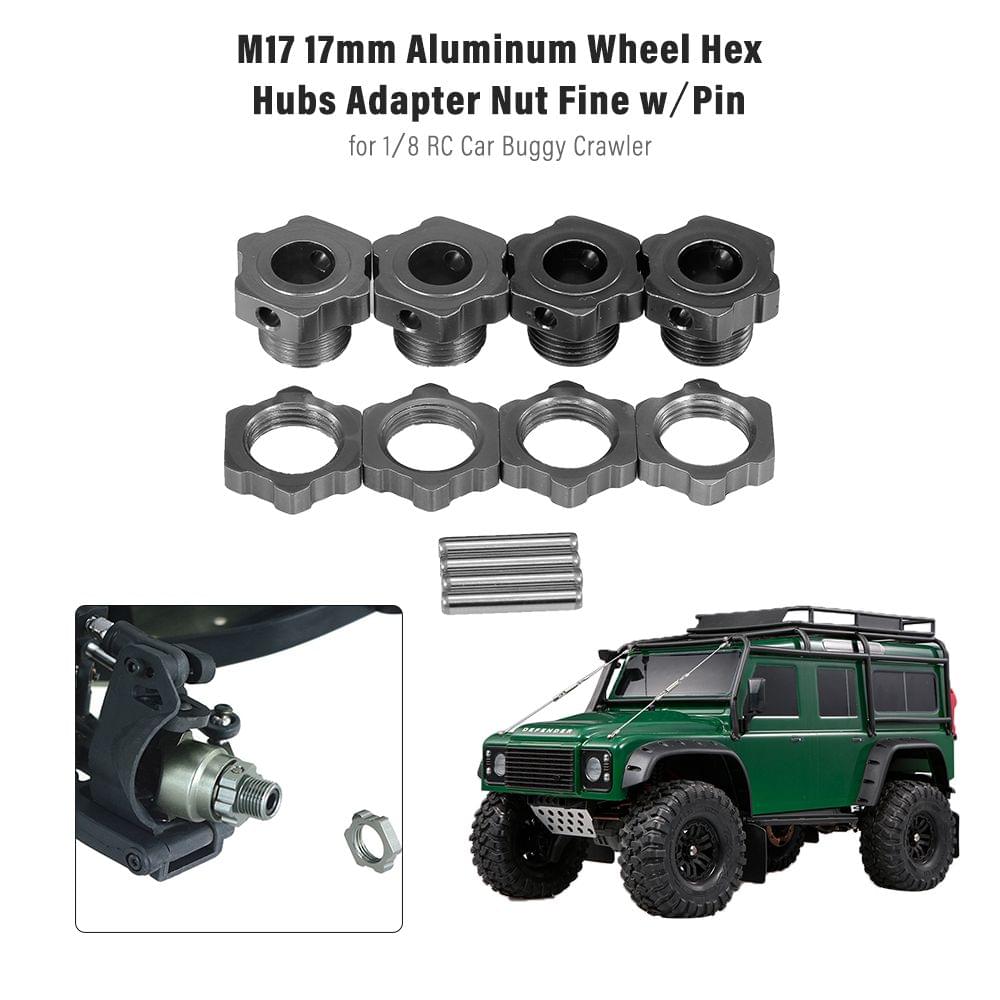 M17 17mm Aluminum Wheel Hex Hubs Adapter Nut with Pin for