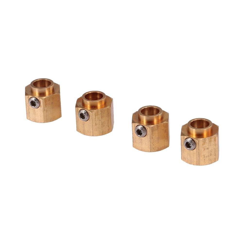 4PCS 12MM Hex Wheel Hubs Hexagonal Adapter for 1:10 RC