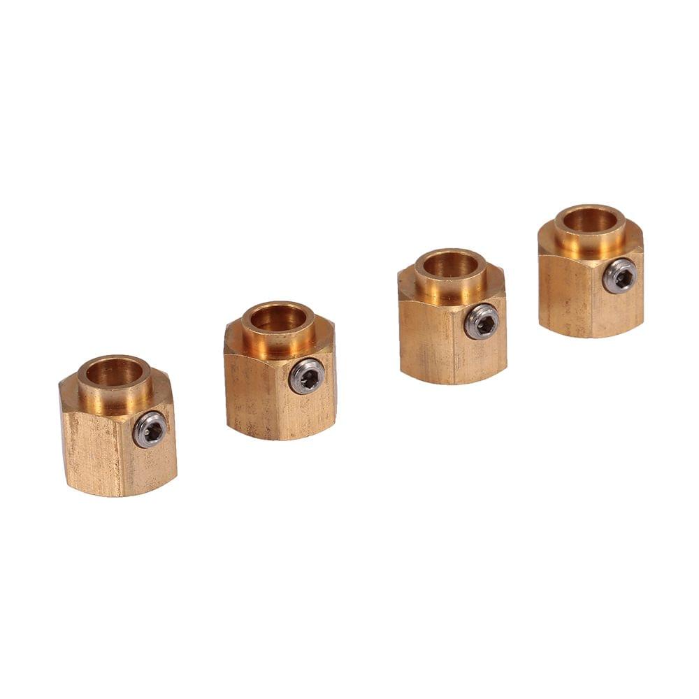 4PCS 12MM Hex Wheel Hubs Hexagonal Adapter for 1:10 RC