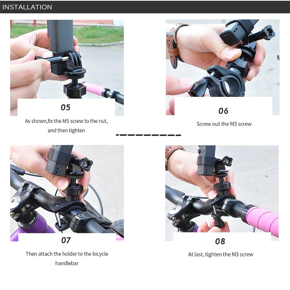 Compatible with FIMI PALM Gimbal Camera Bicycle Mount Holder