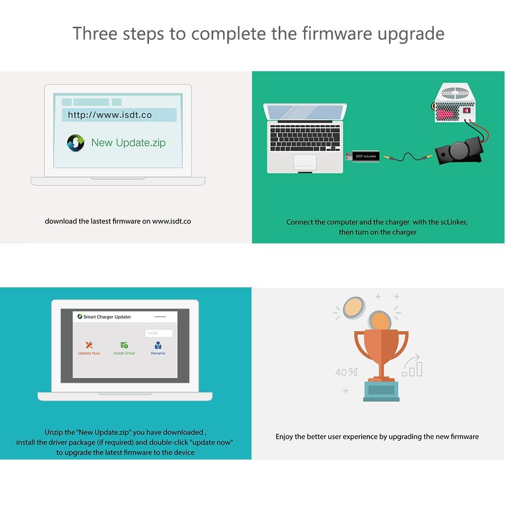iSDT SCLinker Smart Charger Updater Firmware Upgrade Data