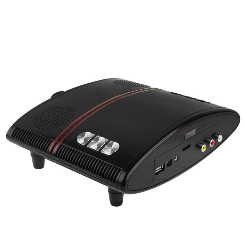 Multimedia LED Movie Projector with Remote Controller, Built-in Speaker, Support TF Card / USB / AV Input / Charging for Mobile Phone (Black)