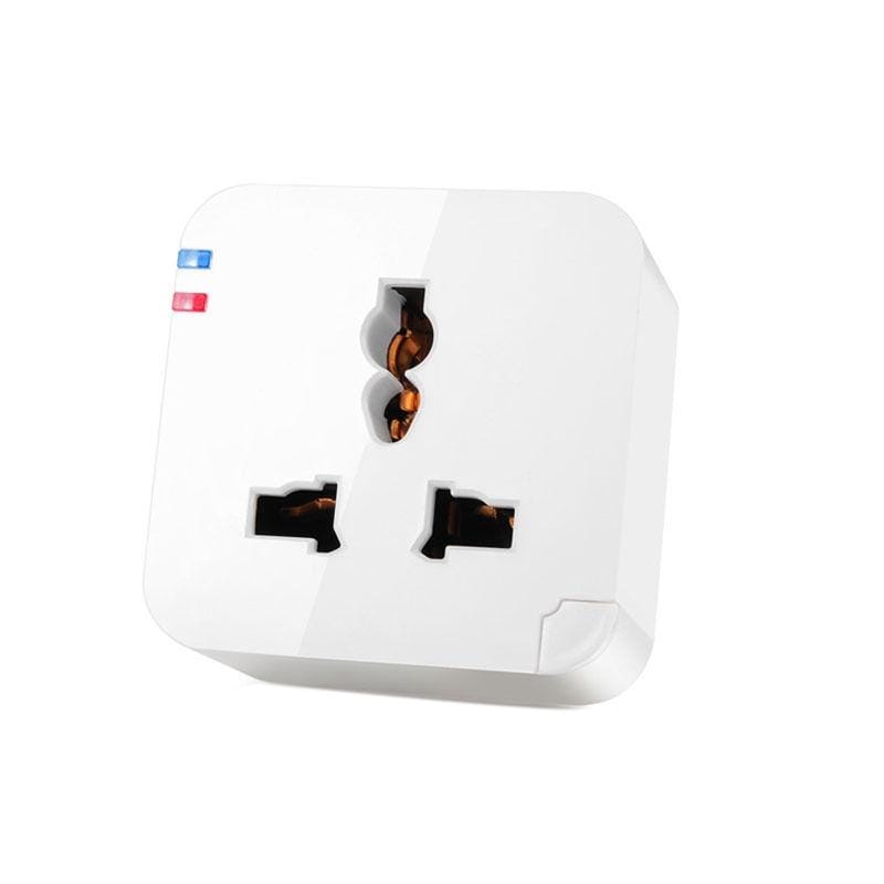 Small K WiFi Smart Power Socket with Mobile Phone Remote Control and Charging Protection Function (White)