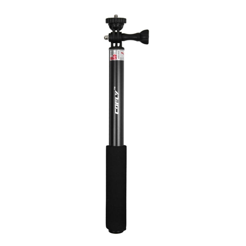 Extendable Selfie Stick Monopod with Phone Holder + Bluetooth Remote Control, Max Length: 94cm (Black)