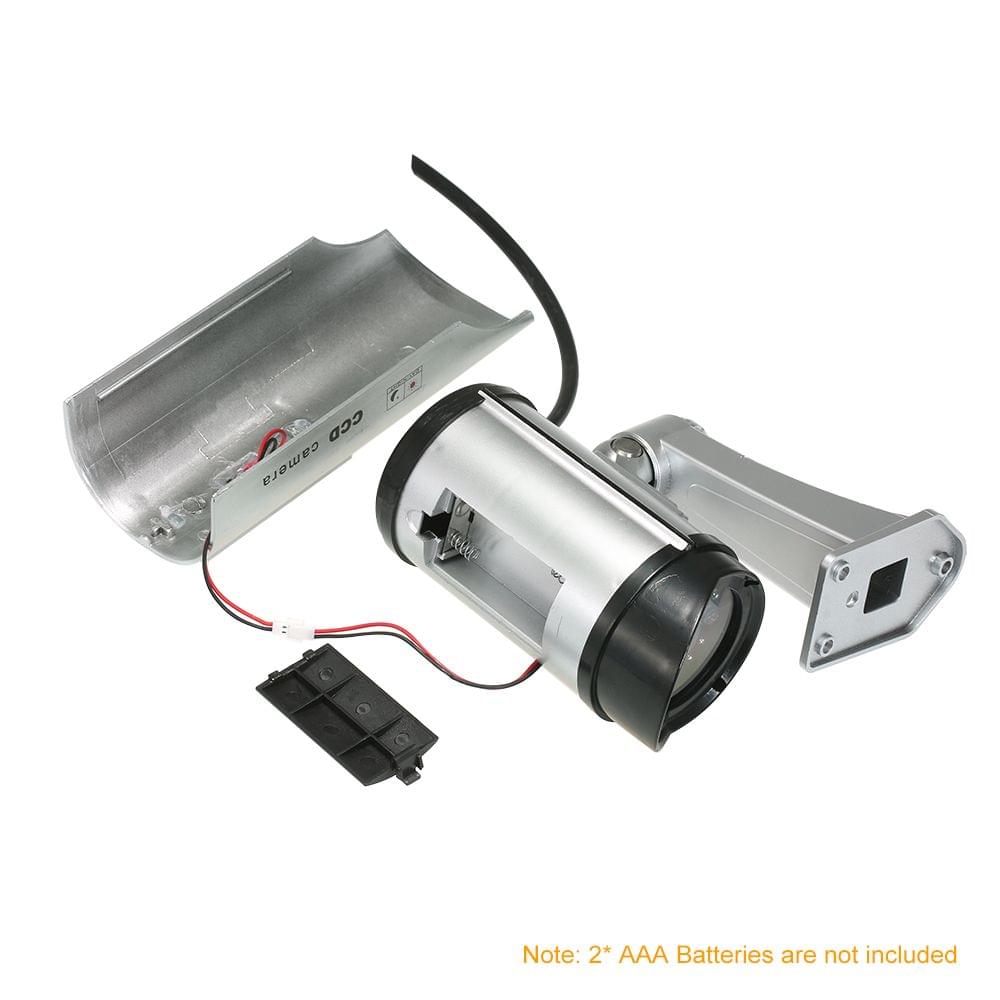 Simulation Bullet Camera Solar Powered Fake Dummy Rainproof
